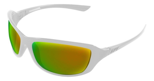 Óculos de sol SPY 44 Link Standard armação de náilon cor branco, lente camaleão de polímero clássica, haste branco de náilon