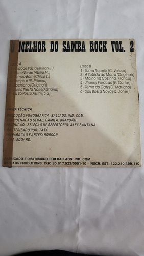 Lp O Melhor Do Samba Rock - Ler Descrição (Usado)