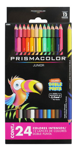12 Lapices De Colores Prismacolor Doble Punta = 24 Colores