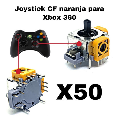 50 X Potenciómetro Joystick Original Para Xbox 360