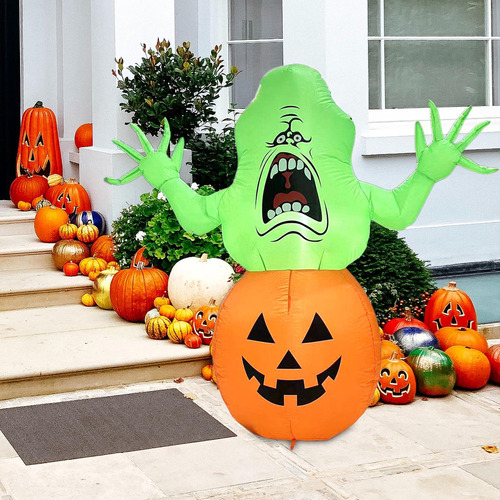 Nuevo Inflable Halloween Calabaza Fantasma Decoraciones De
