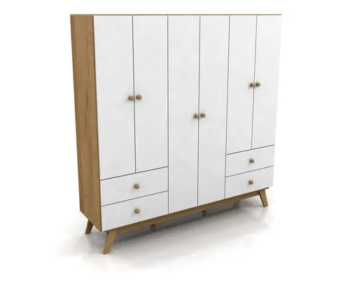 comprar Placard Ropero Escandinavo Nordico Laqueado Patas Macizas