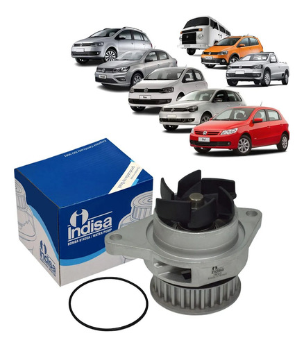 Bomba Agua Vw Gol/cross Fox/polo/voyage/fox 1.0/1.6