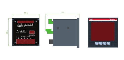 Analizador De Red Nexus Ii Abb S/com. Ref. 2cnm203002r1000