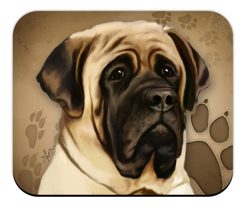 Alfombrilla Raton Mastiff Para Amante Perro Dgs Originals