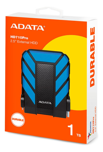 Disco Duro Externo Adata 1tb Hd710p Azul Antigolpes