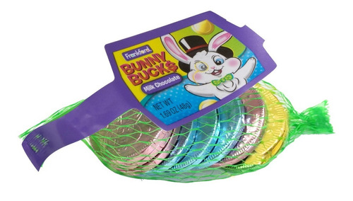 Monedas De Colores Chocolate Frankford Pascua Bunny Bucks Im