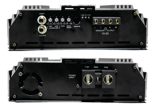 Xion Xb 2700.1d Amplificador Clase D 2700w Rms 1 Ohm 1 Canal