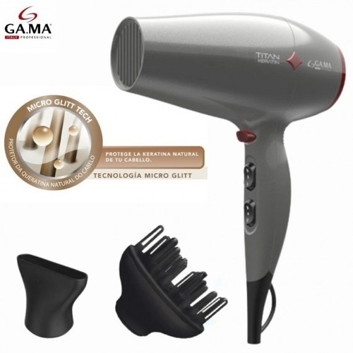 Secador de pelo GA.MA Italy Diamond Titan Keratin glitt 220V