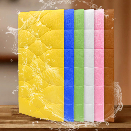 5 Pzs De Calcomanías Amarillas Autoadhesivas Para Pared