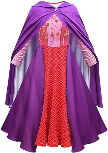 Sanderson Vestido Cosplay Para Niños Disfraz Bruja Mary Sara