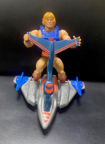 He Man Motu Con Jet Sled Y Pechera Víntage 80´s (Usado)