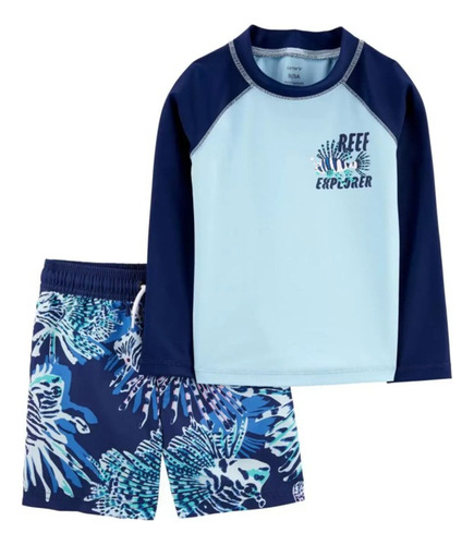 Set Lycra Remera +short Carters Con Filtro Uv Solar 74411111