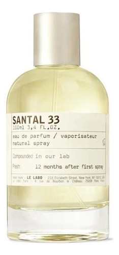 En Decant De Santal 33 De Le Labo Perfume Nicho 100ml