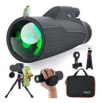 Comprar Telescopio Monocular Pisez 12x56 Hd Con Soporte Y Trípode