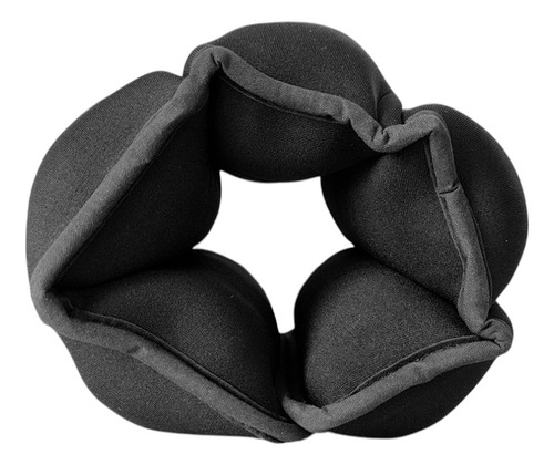 Par De Polaina P/ Tobillo 2.5kg C/u Peso Ajustable Ejercicio Negro