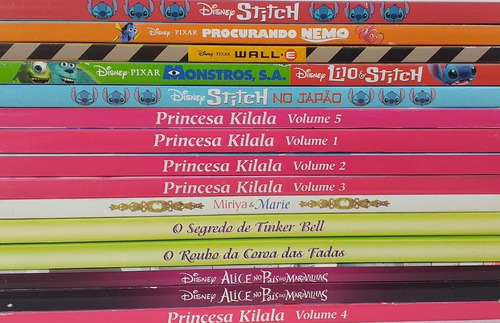 Mangá Disney Infantil - Com 15 Títulos Diversos