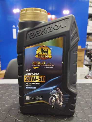 Aceite Benzol 4t 20w50 Mineral Para Motos