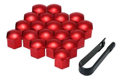 Cubiertas De Tuercas De Rueda Tapas De Tuercas De Rojo