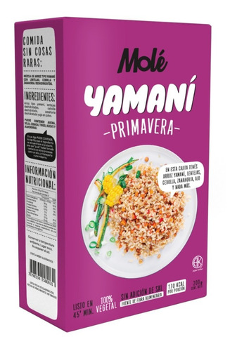 Arroz Yamaní Molé Primavera 200 Gramos