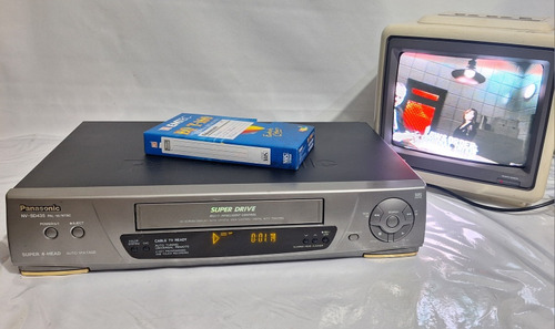 Video Cassete Panasonic Vhs Filme Anos 90 * Funcionando * (Usado)