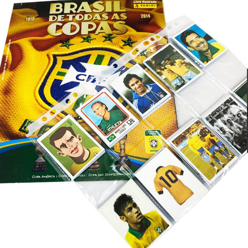 Álbum Brasil De Todas As Copas (completo Para Colar)