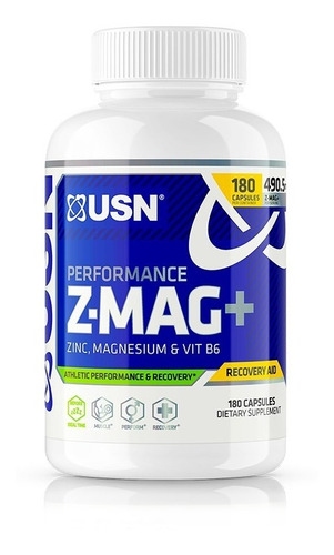 Zma G+ Usn 180 Capsulas Zinc Magnesio Vitamina B6 