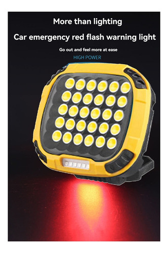 Linterna Portátil Con Foco Led, Linterna De Luz Fuerte