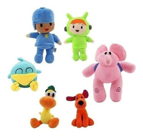 Set Peluches De Pocoyo Muñecos