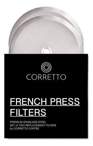 Juego De 2 Filtros De Prensa Francesa De Malla Fina