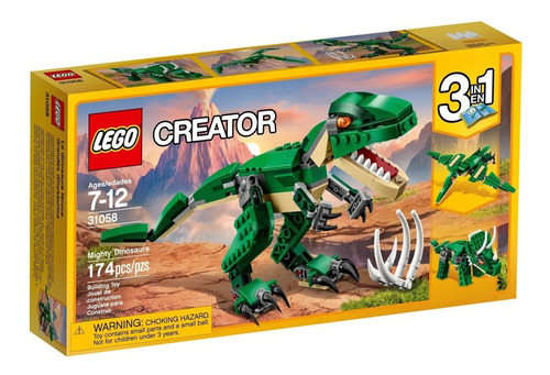 Lego® Creator - Mighty Dinosaurs (31058) Cantidad de piezas 174