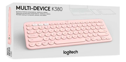 Teclado Logitech K380 Multi-device Bt Rose