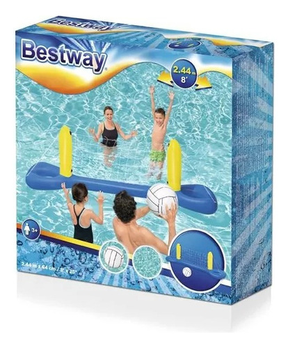 Set Juego Volleyball Infl. Pileta Bestway C/pelota Int 52133