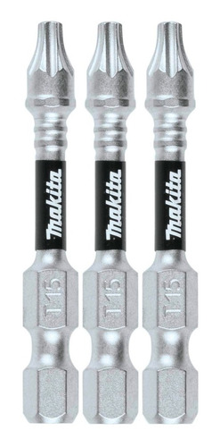 Puntas De Impacto Makita Xps Torx T15 3 Piezas