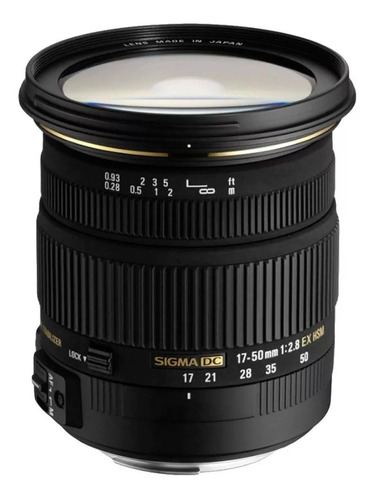 Lente Sigma 17-50mm F2.8 Ex Dc Os Hsm Para Nikon Garantía