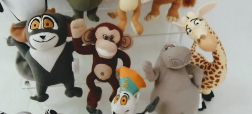 Pelúcia Animais Madagascar Dreamworks Col Mcdonald's Complet (Usado)