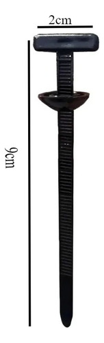 100x Cable Ties, Fivela Universal De Nylon