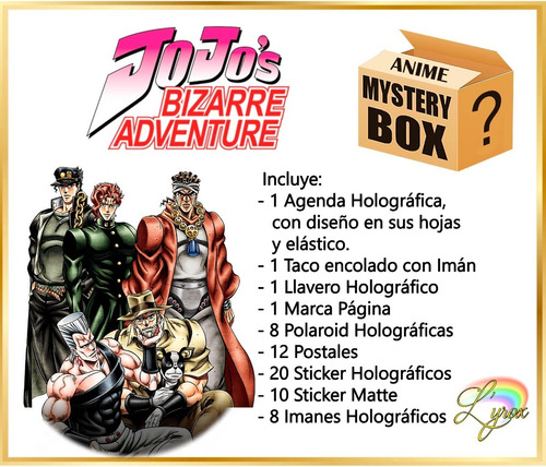 Jojos Bizarre Adventure Caja Misteriosa Mystery Box Anime