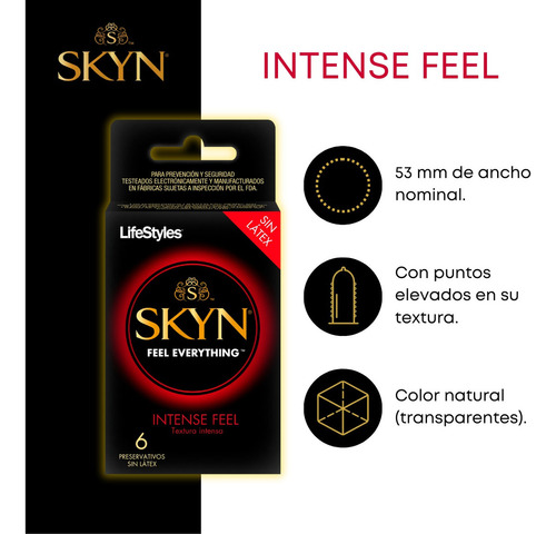 Skyn Intense Feel X 6