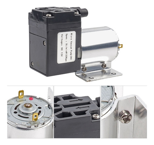 L Bomba De Vacío Dc 12v 120kpa Bomba Succión Presión