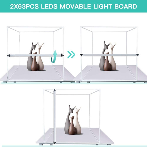 Imagen 6 de 8 de Travor - Caja De Luz Para Estudio Fotografico (24 X 24 Pulga