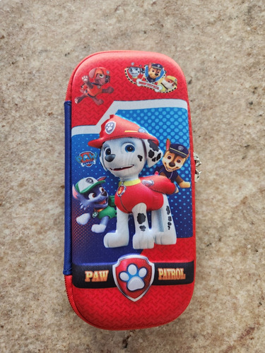 Cartuchera Paw Patrol Escolar 3d Lapices 22x10x4cm