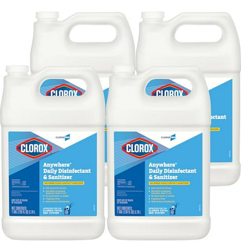 Cloroxpro Desinfectante Diario, 128 Oz, Paquete 4