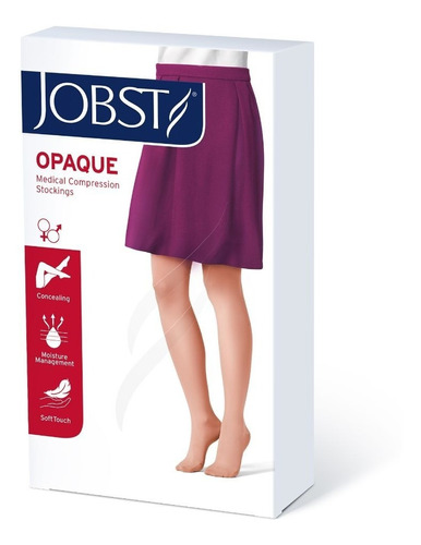 Media Jobst Opaque 20-30 Mmhg Rodilla Punta Abierta