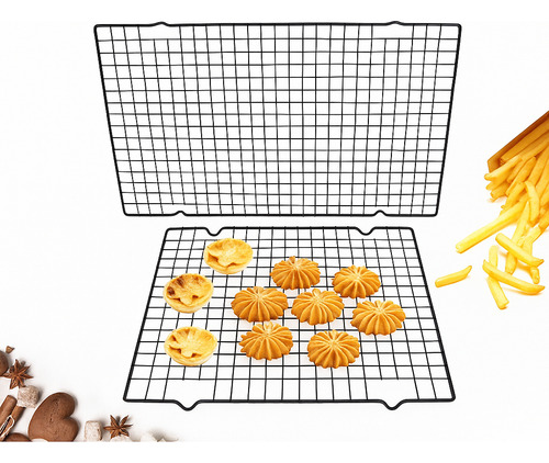 Kit 2 Grades Antiaderente P/ Resfriar Bolos, Tortas Pães
