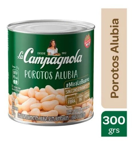 Porotos Alubia La Campagnola Lata X 300 Gr