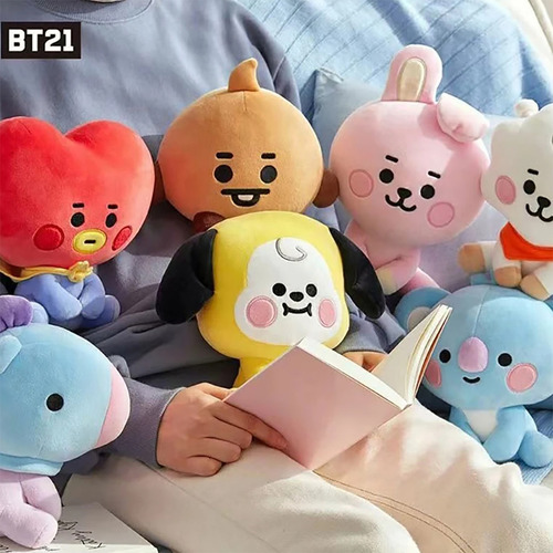 Bt21 Peluche 7 Tipos Grande 25cm Peluches Grandes Color Rojo