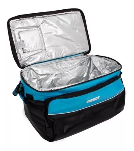 Bolsa Térmica Aloha Com Alça 26 Litros Azul E Preto Nautika