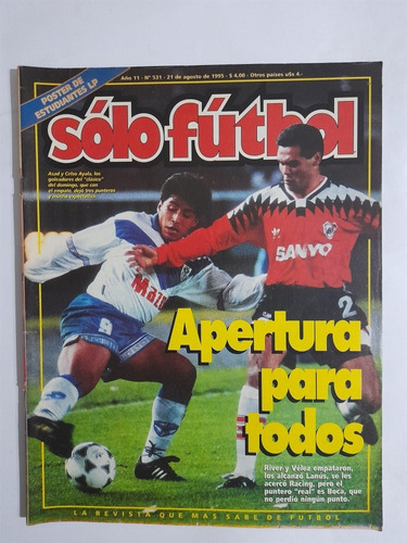 Solo Futbol 531.river 1 Velez 1,poster Estudiantes