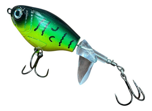 Señuelo Whopper Plopper 9.3cm 16grs Helice Sup Dorado Tarari Color Firetiger